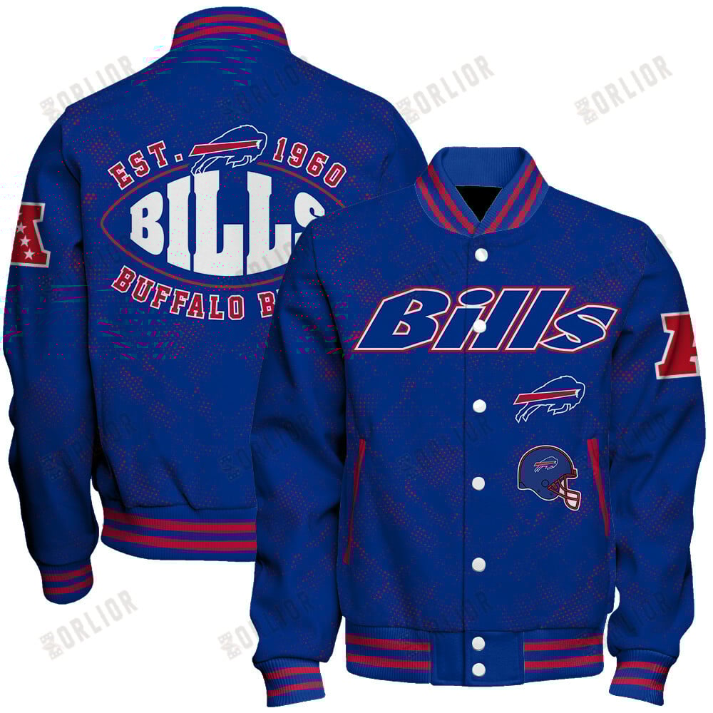 Buffalo Bills Football Team 2024 - 25 Continue Writing The Dream Unisex Varsity Jacket