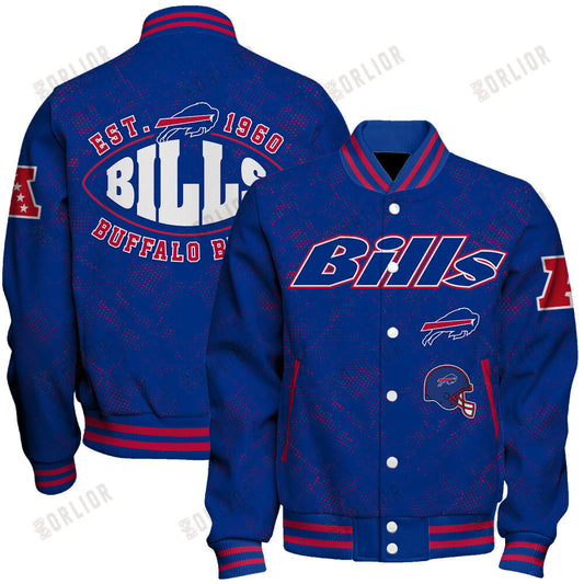 Buffalo Bills Football Team 2024 - 25 Continue Writing The Dream Unisex Varsity Jacket