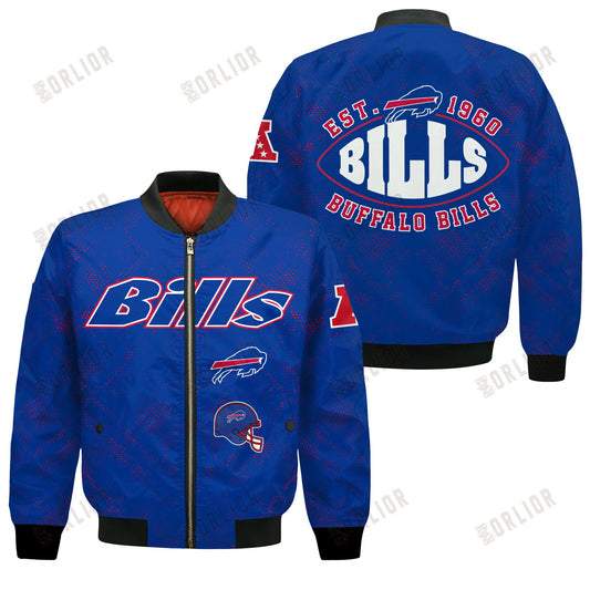 Buffalo Bills Football Team 2024 - 25 Continue Writing The Dream Bomber Jacket