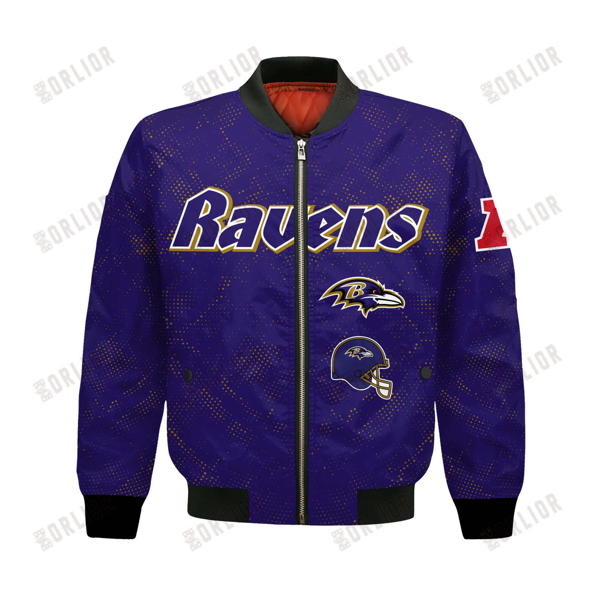 Baltimore Ravens Football Team 2024 - 25 Continue Writing The Dream Bomber Jacket