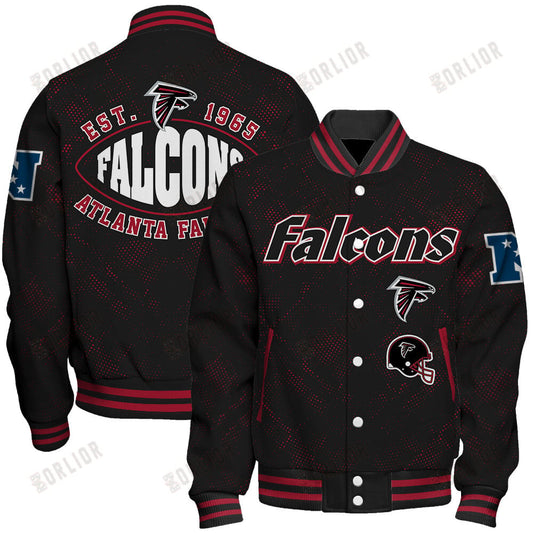 Atlanta Falcons Football Team 2024 - 25 Continue Writing The Dream Unisex Varsity Jacket