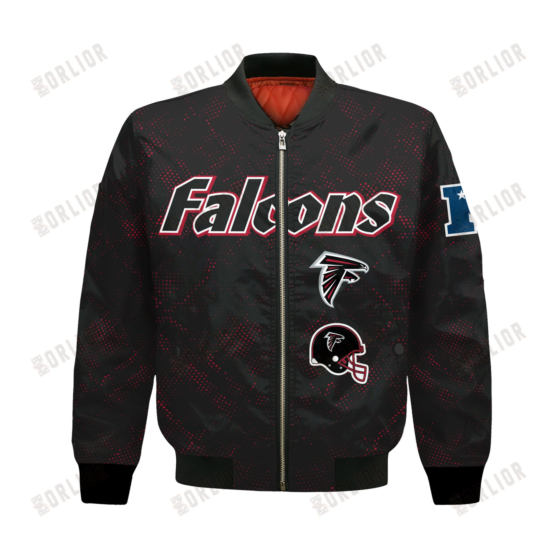Atlanta Falcons Football Team 2024 - 25 Continue Writing The Dream Bomber Jacket