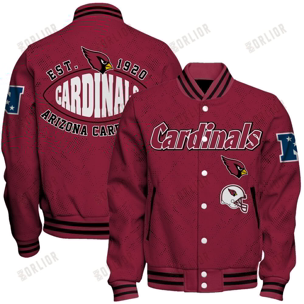 Arizona Cardinals Football Team 2024 - 25 Continue Writing The Dream Unisex Varsity Jacket