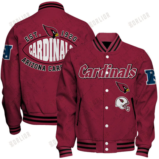 Arizona Cardinals Football Team 2024 - 25 Continue Writing The Dream Unisex Varsity Jacket