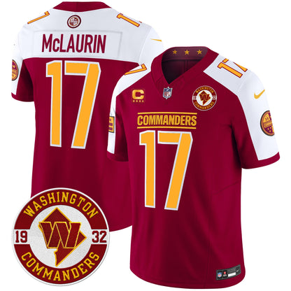 Washington Commanders 2024 Vapor Limited Jersey - Est. 1932 Patch - All Stitched