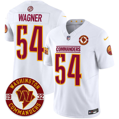 Washington Commanders 2024 Vapor Limited Jersey - Est. 1932 Patch - All Stitched