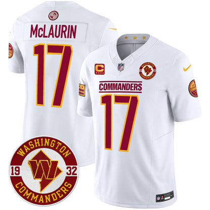 Washington Commanders 2024 Vapor Limited Jersey - Est. 1932 Patch - All Stitched