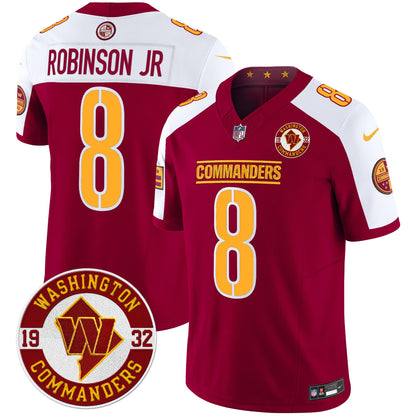 Washington Commanders 2024 Vapor Limited Jersey - Est. 1932 Patch - All Stitched