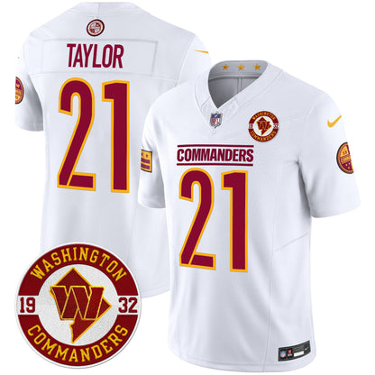 Washington Commanders 2024 Vapor Limited Jersey - Est. 1932 Patch - All Stitched