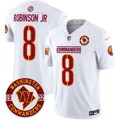 Washington Commanders 2024 Vapor Limited Jersey - Est. 1932 Patch - All Stitched