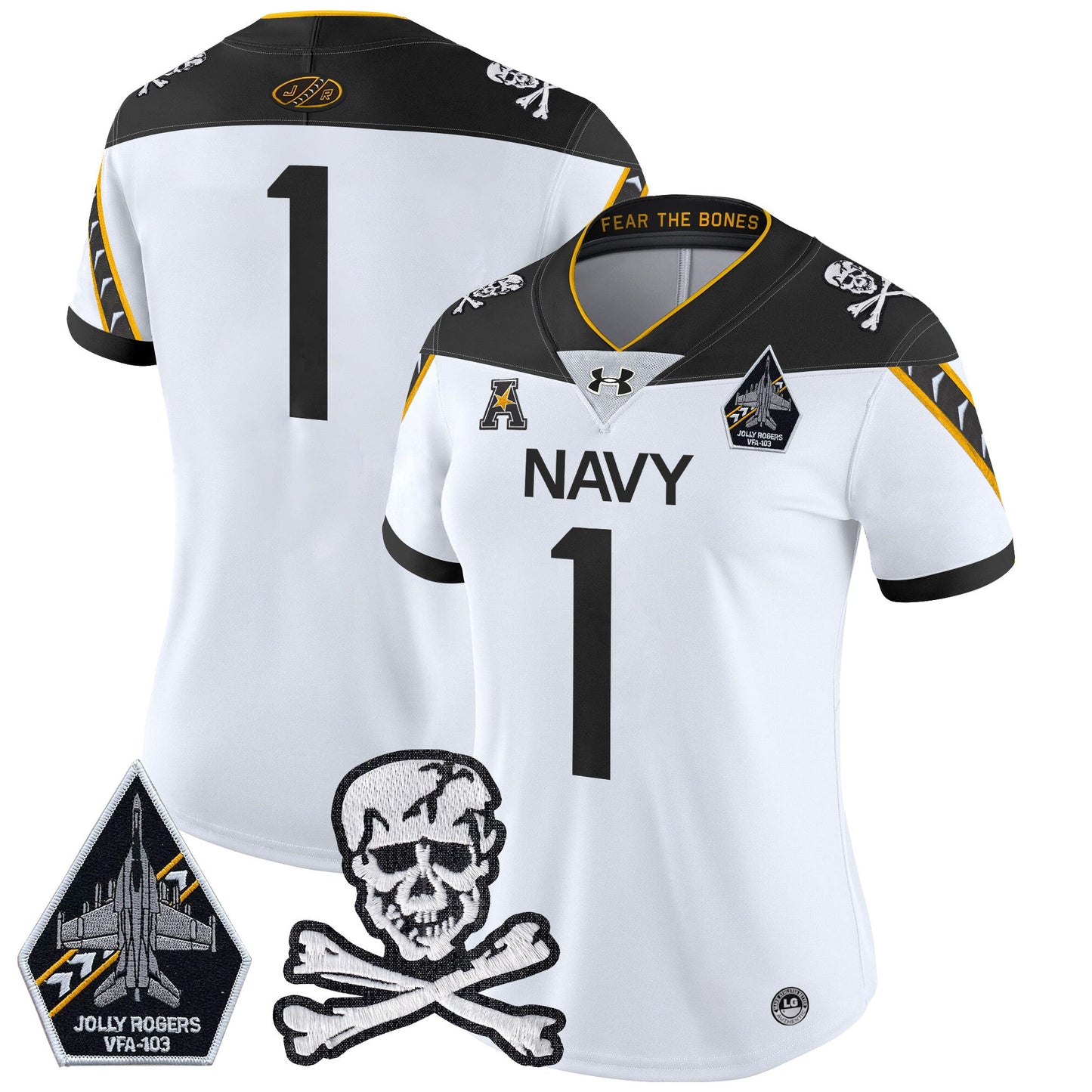 Women Navy Midshipmen 2024 Vapor Limited Jersey - All Stitched