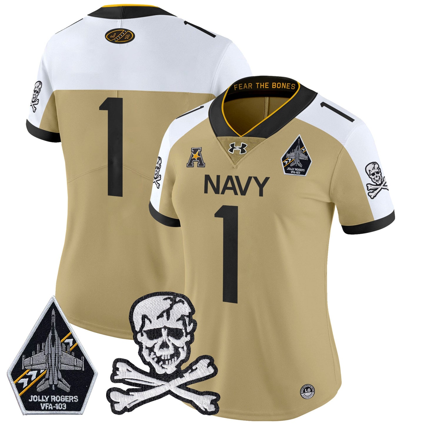 Women Navy Midshipmen 2024 Vapor Limited Jersey - All Stitched