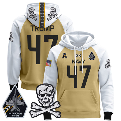 Navy Midshipmen 2024 Pullover Hoodie V2 - Stitched