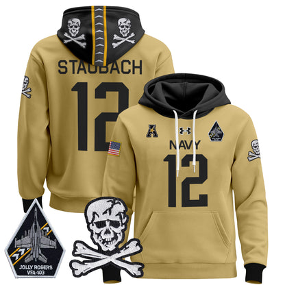 Navy Midshipmen 2024 Pullover Hoodie V2 - Stitched