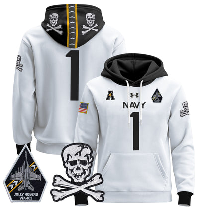 Navy Midshipmen 2024 Pullover Hoodie V2 - Stitched