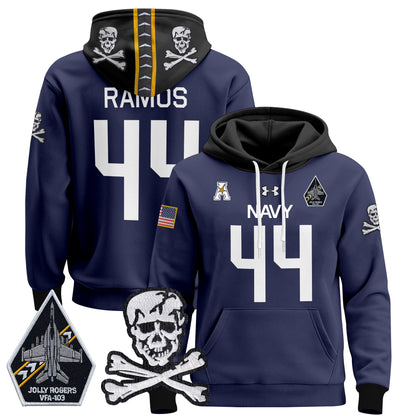 Navy Midshipmen 2024 Pullover Hoodie V2 - Stitched