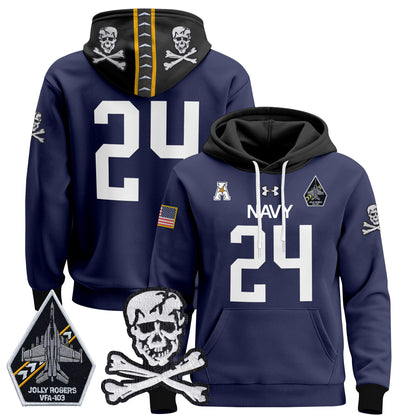 Navy Midshipmen 2024 Pullover Hoodie V2 - Stitched