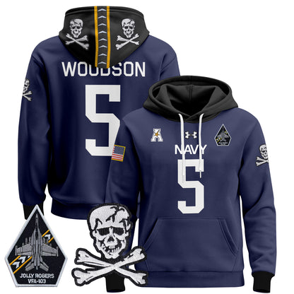 Navy Midshipmen 2024 Pullover Hoodie V2 - Stitched