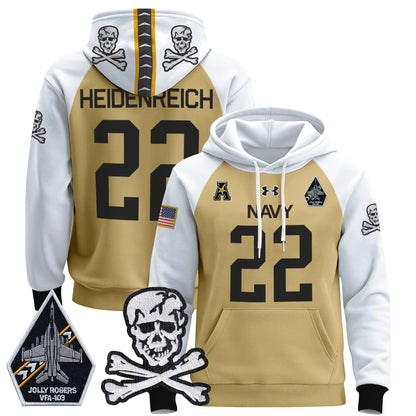 Navy Midshipmen 2024 Pullover Hoodie V2 - Stitched