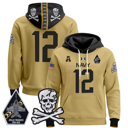 Navy Midshipmen 2024 Pullover Hoodie V2 - Stitched