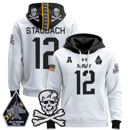 Navy Midshipmen 2024 Pullover Hoodie V2 - Stitched