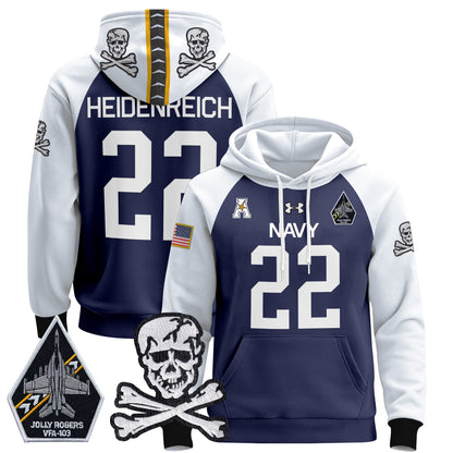 Navy Midshipmen 2024 Pullover Hoodie V2 - Stitched