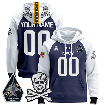 Navy Midshipmen 2024 Custom Pullover Hoodie V2 - Stitched