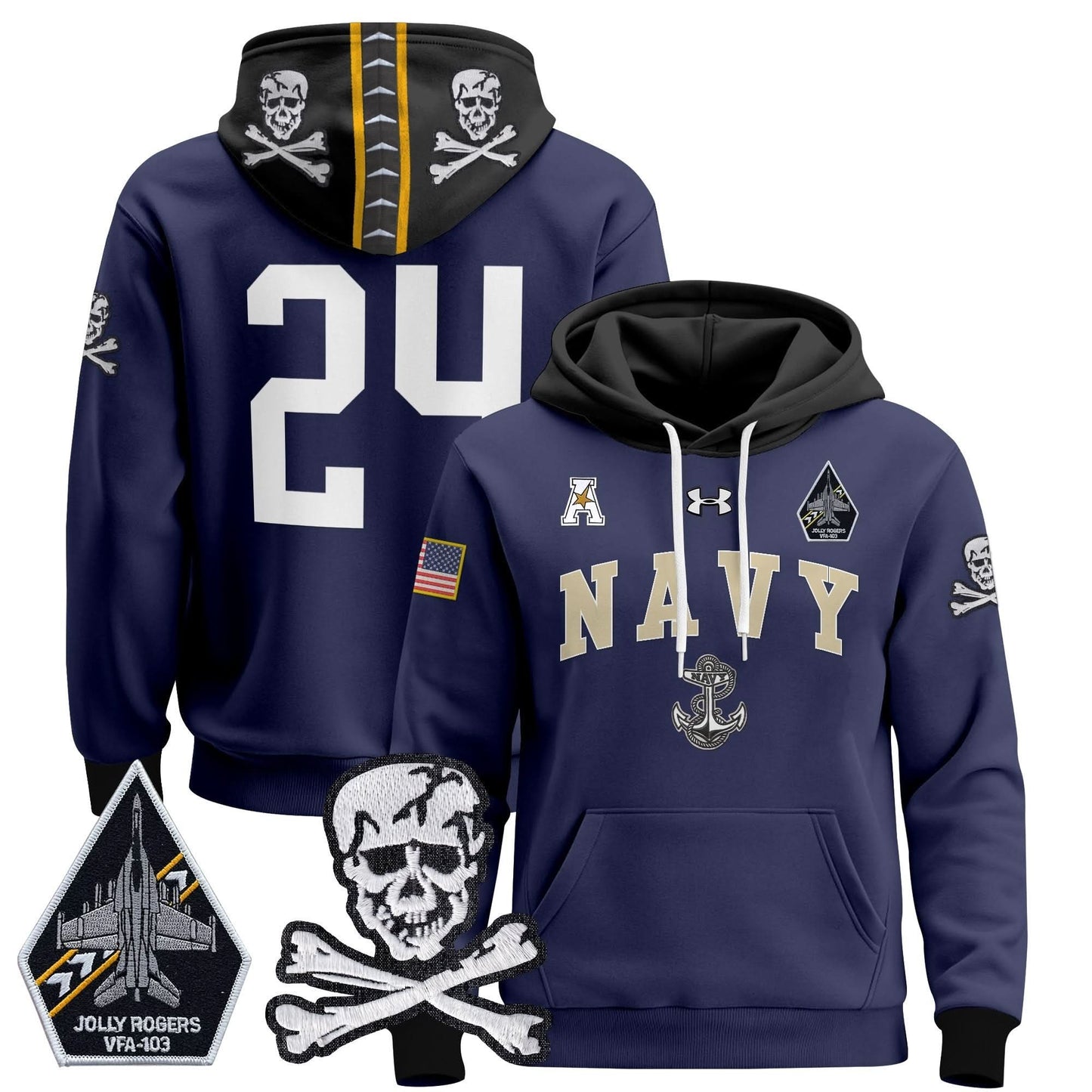 NM 2024 Pullover Hoodie V4 - Stitched