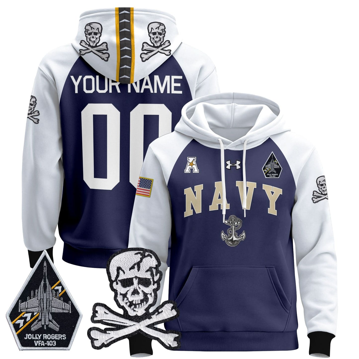 NM 2024 Custom Pullover Hoodie V4 - Stitched