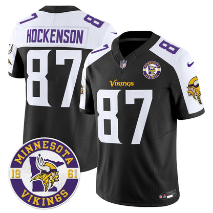 Minnesota Vikings 2024 Vapor Limited Jersey V2 - Est. 1961 Patch - All Stitched