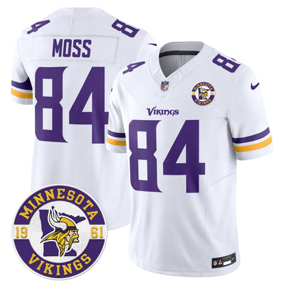 Minnesota Vikings 2024 Vapor Limited Jersey V2 - Est. 1961 Patch - All Stitched