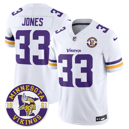 Minnesota Vikings 2024 Vapor Limited Jersey V2 - Est. 1961 Patch - All Stitched