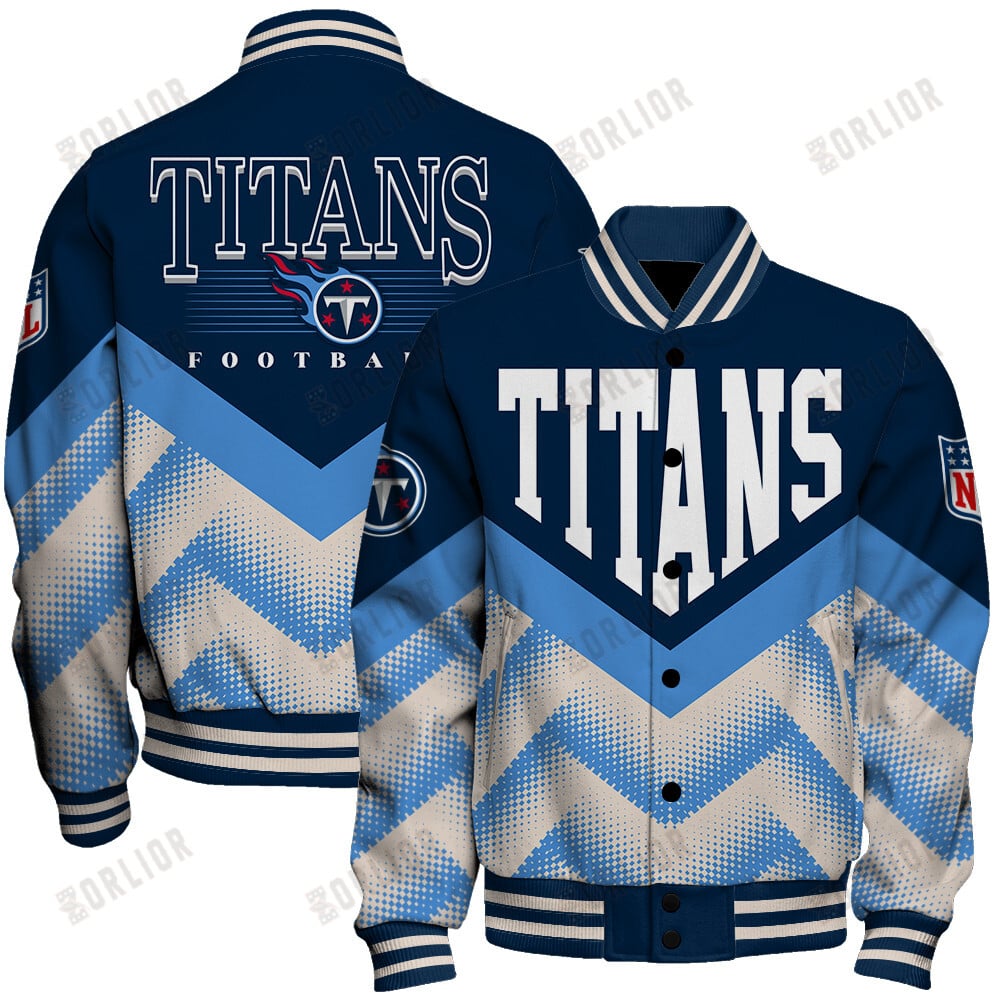 Tennessee Titans Football Team 2024 - 25 We Are One Unisex Varsity Jacket