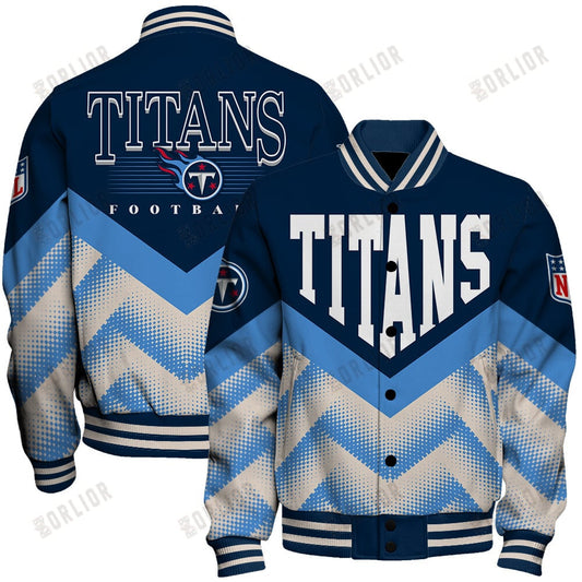 Tennessee Titans Football Team 2024 - 25 We Are One Unisex Varsity Jacket