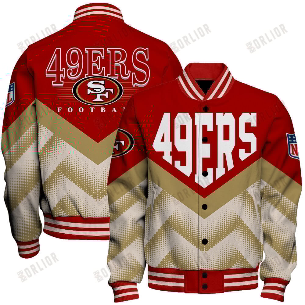 San Francisco 49ers Football Team 2024 - 25 We Are One Unisex Varsity Jacket
