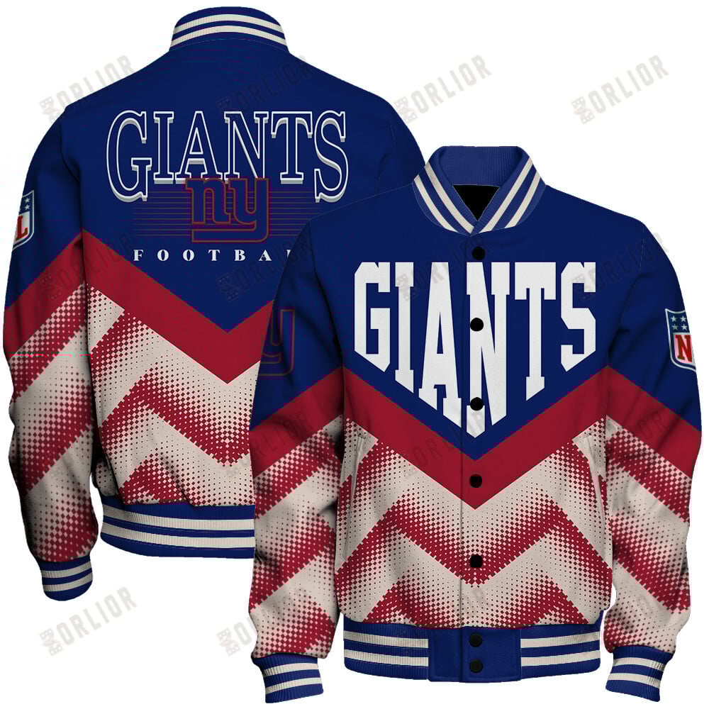 New York Giants Football Team 2024 - 25 We Are One Unisex Varsity Jacket