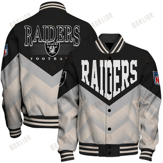 Las Vegas Raiders Football Team 2024 - 25 We Are One Unisex Varsity Jacket