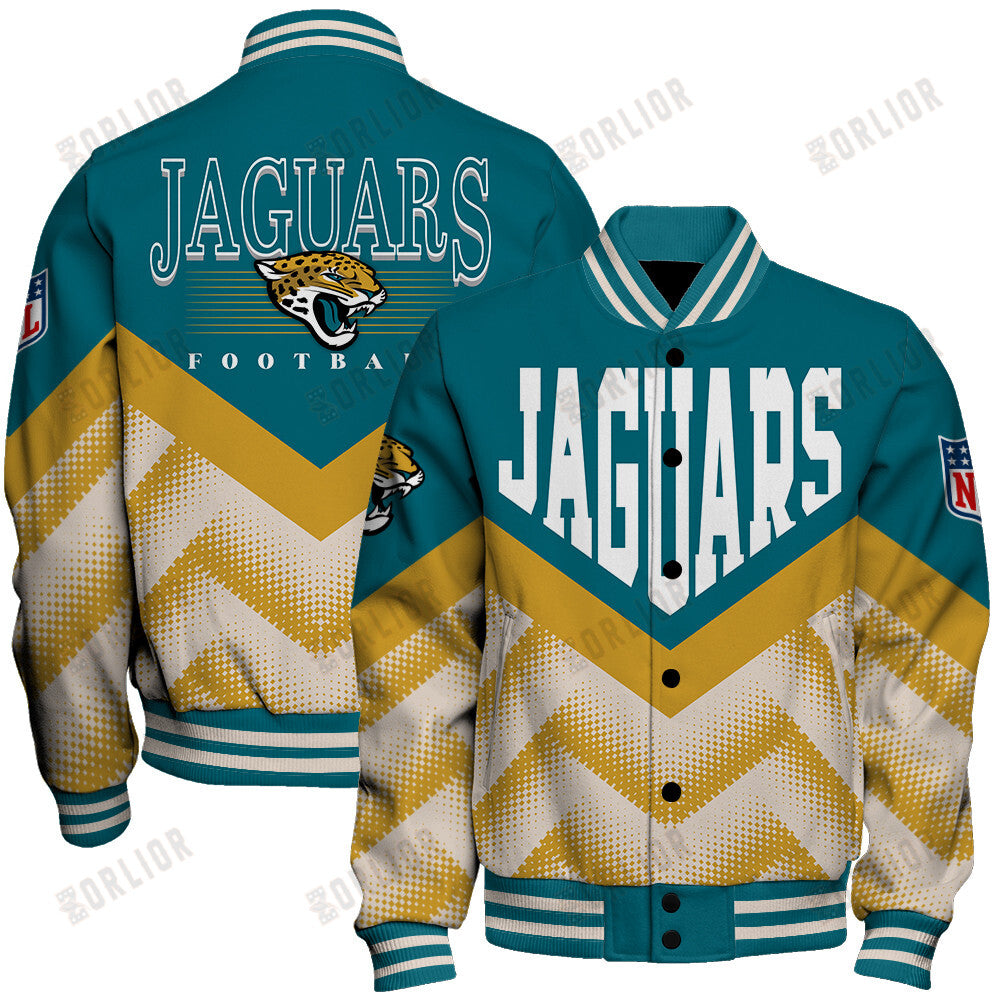 Jacksonville Jaguars Football Team 2024 - 25 We Are One Unisex Varsity Jacket