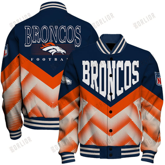 Denver Broncos Football Team 2024 - 25 We Are One Unisex Varsity Jacket