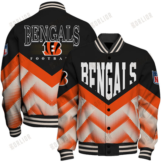 Cincinnati Bengals Football Team 2024 - 25 We Are One Unisex Varsity Jacket