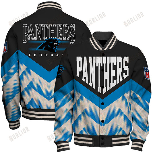 Carolina Panthers Football Team 2024 - 25 We Are One Unisex Varsity Jacket