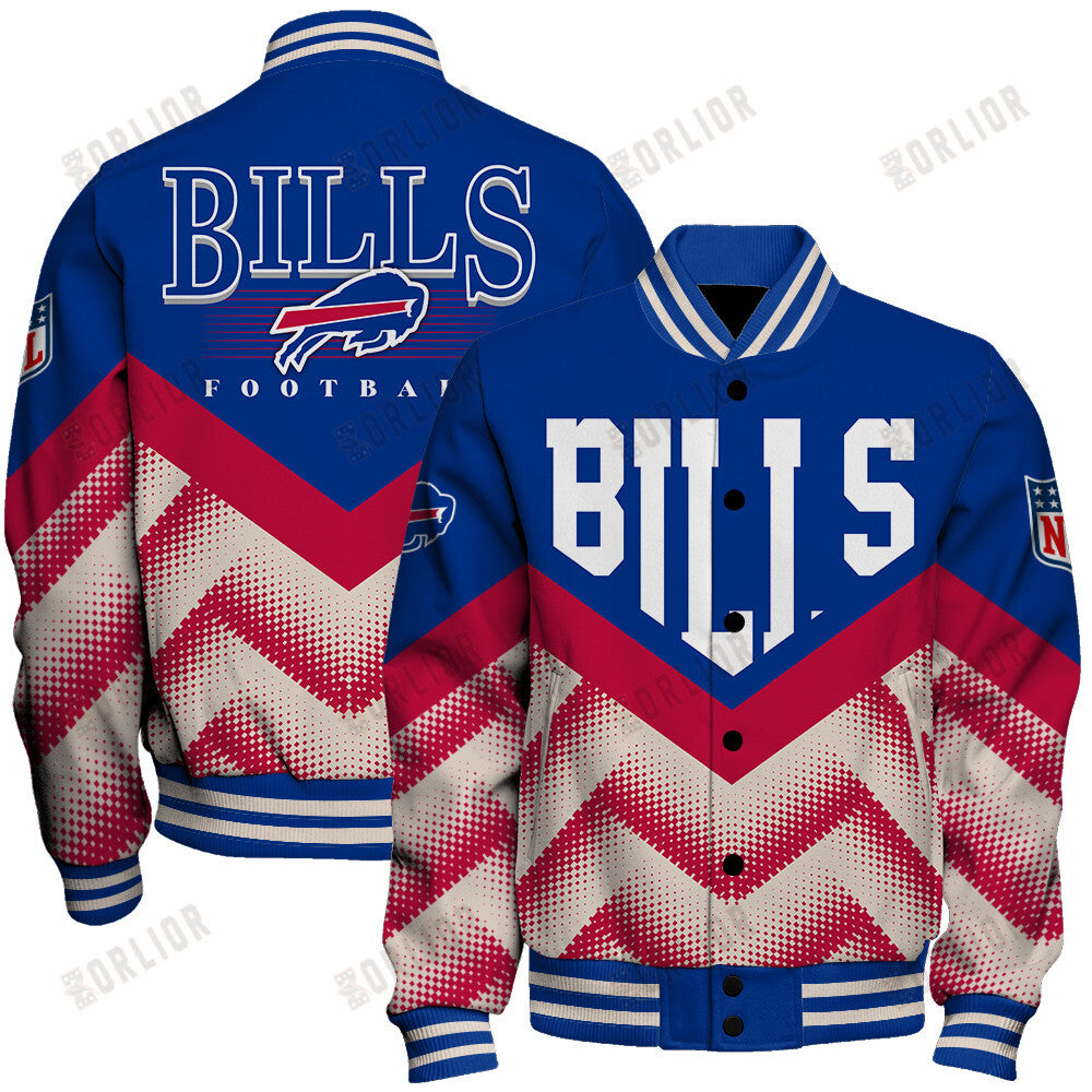 Buffalo Bills Football Team 2024 - 25 We Are One Unisex Varsity Jacket