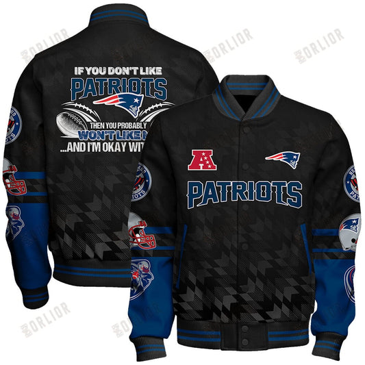 New England Patriots  2024 American Football Conference Unisex Varsity Jacket V12