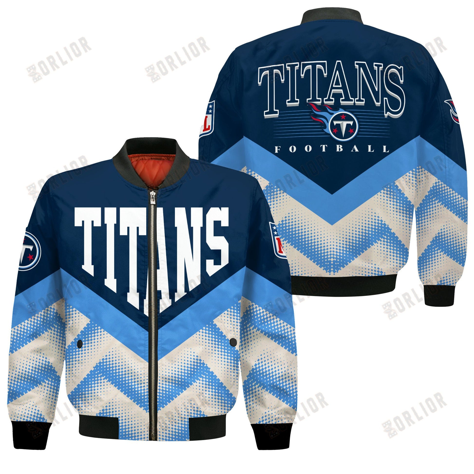 Tennessee Titans Football Team 2024 - 25 We Are One Bomber Jacket