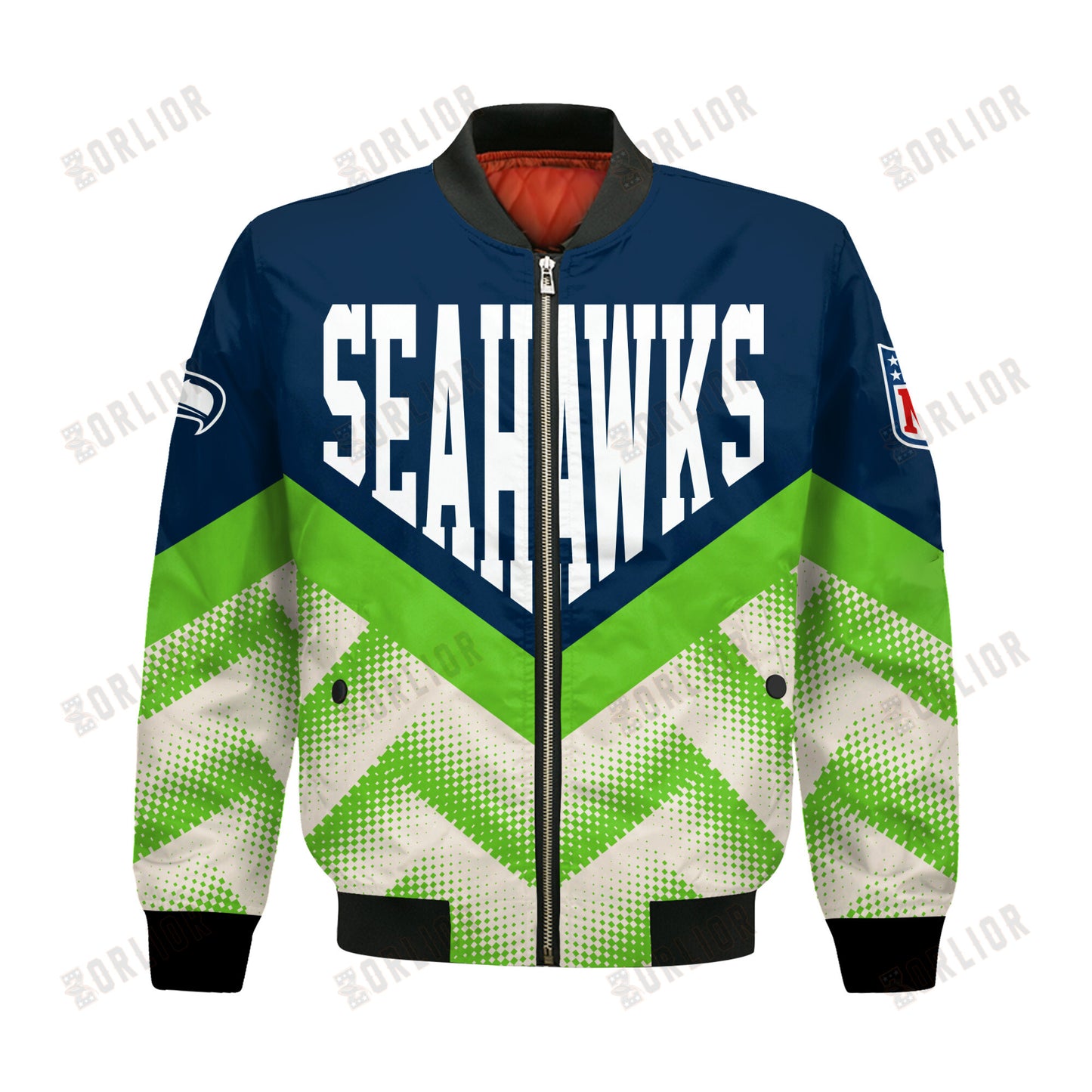 Seattle Seahawks Football Team 2024 - 25 We Are One Bomber Jacket