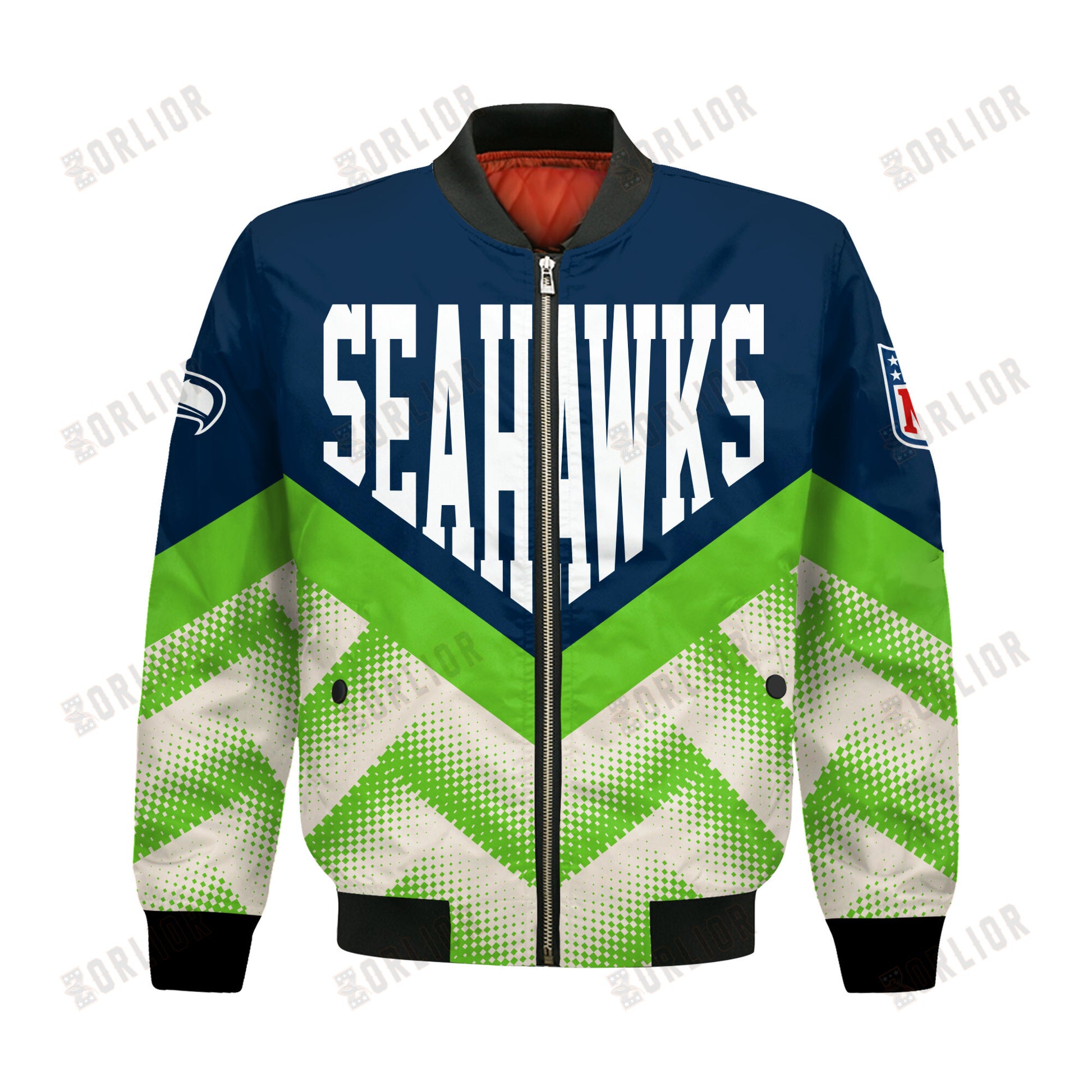 Seattle Seahawks Football Team 2024 - 25 We Are One Bomber Jacket
