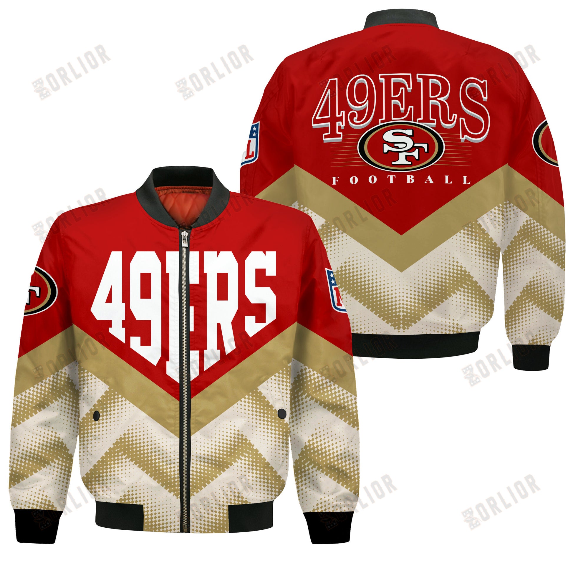 San Francisco 49ers Football Team 2024 - 25 We Are One Bomber Jacket
