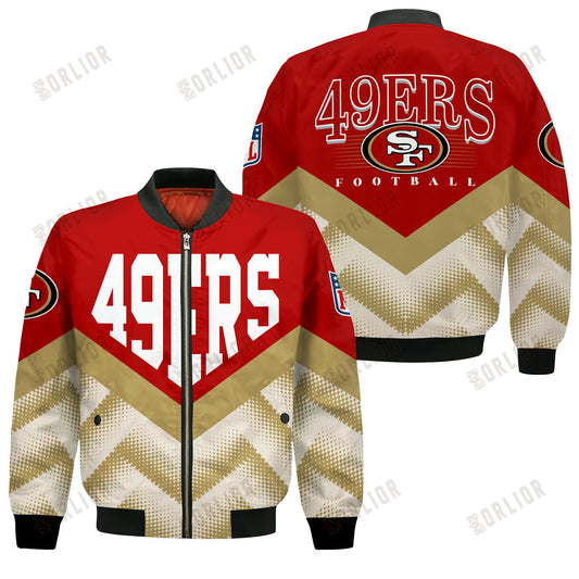 San Francisco 49ers Football Team 2024 - 25 We Are One Bomber Jacket
