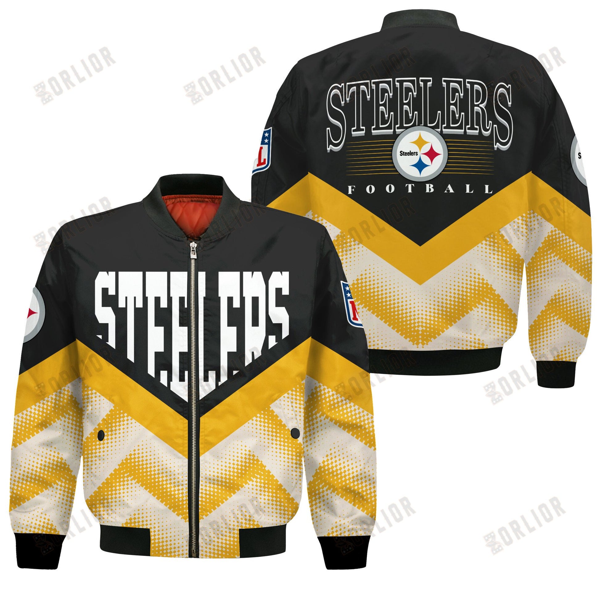 Pittsburgh Steelers Football Team 2024 - 25 We Are One Bomber Jacket