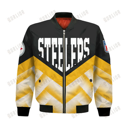 Pittsburgh Steelers Football Team 2024 - 25 We Are One Bomber Jacket
